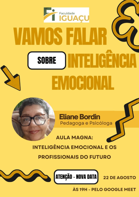 Imagem AULA MAGNA : INTELIGÊNCIA EMOCIONAL E OS PROFISSIONAIS DO FUTURO